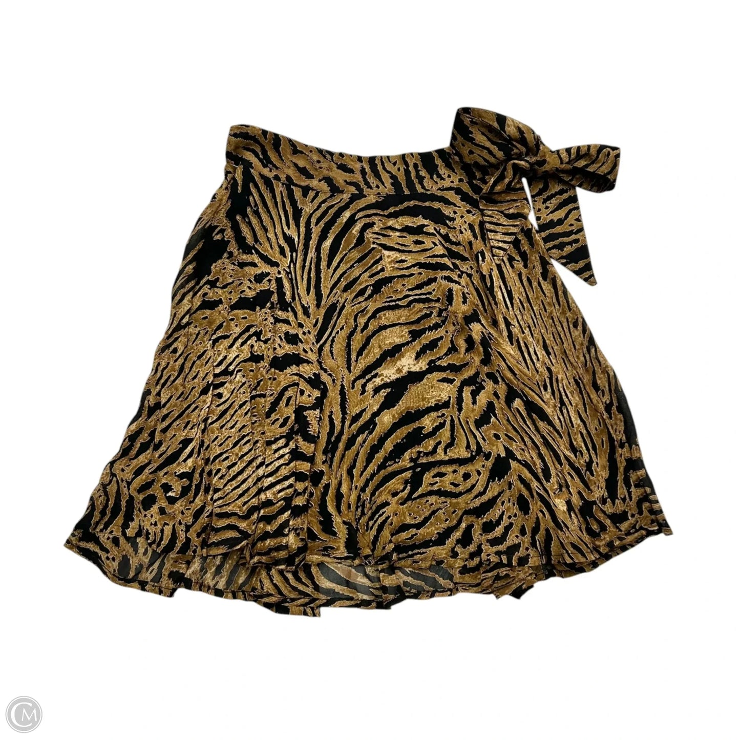 Skirt Mini & Short By Ganni In Animal Print, Size: S