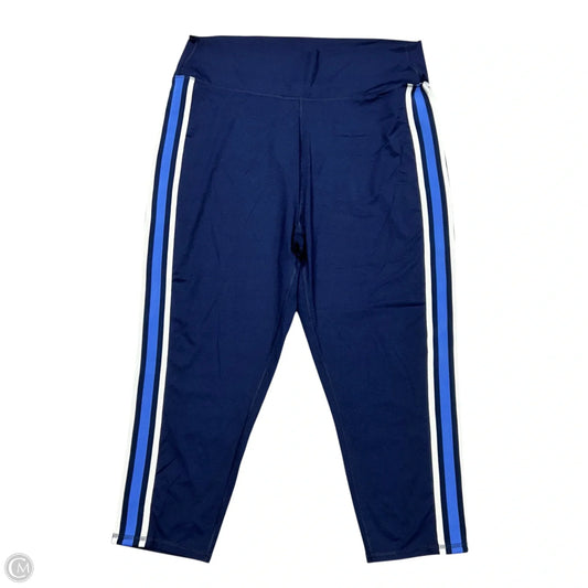Athletic Leggings By Lauren By Ralph Lauren In Navy, Size: 3x