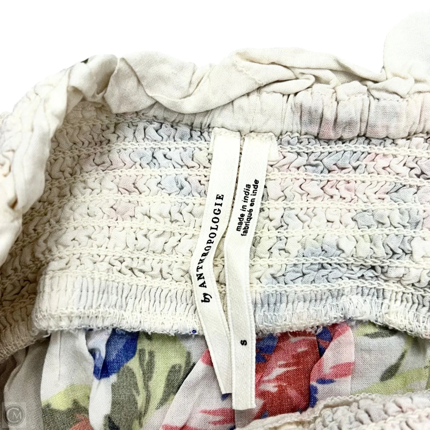 Dress Casual Midi By Anthropologie In Floral Print, Size: S