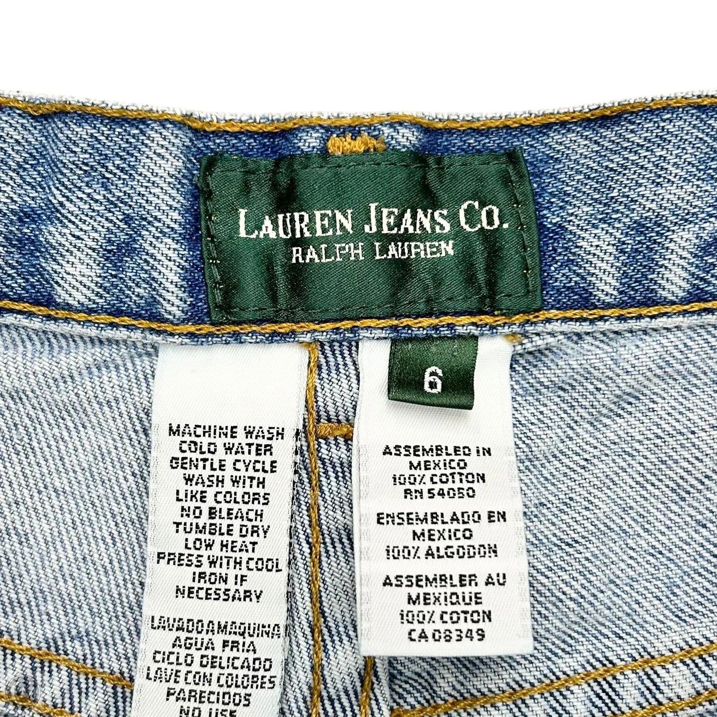 Jeans Boyfriend By Lauren By Ralph Lauren In Blue Denim, Size: 6