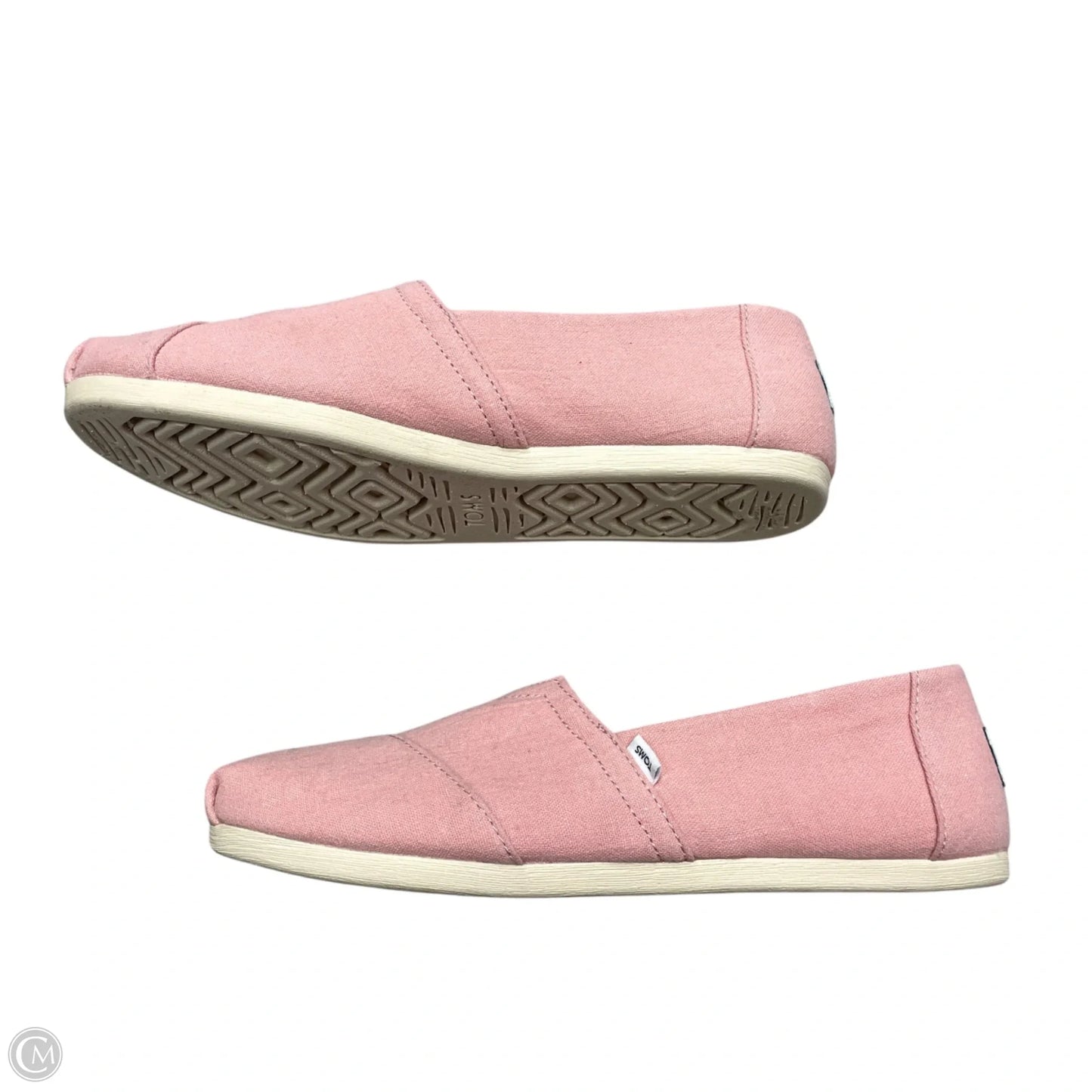 Shoes Flats By Toms In Pink, Size: 8