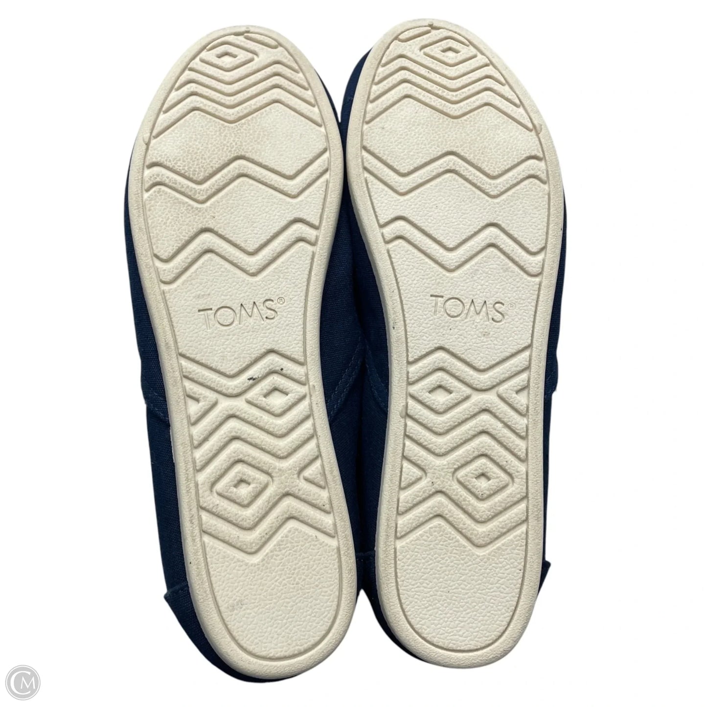 Shoes Flats By Toms In Navy, Size: 8