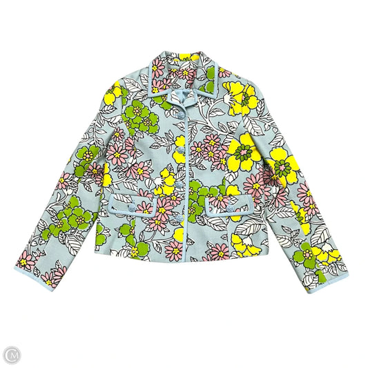 Blazer Designer By Tory Burch In Floral Print, Size: Xs