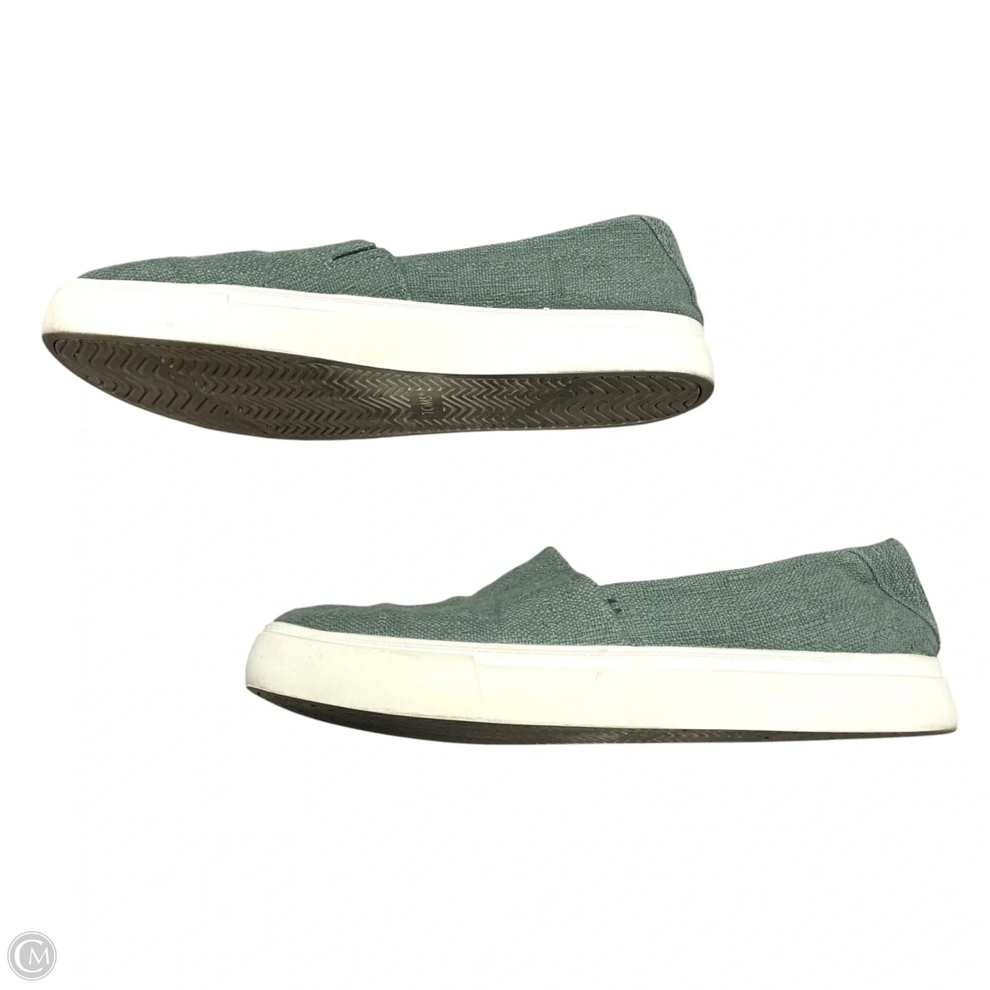 Shoes Flats By Toms In Green, Size: 9