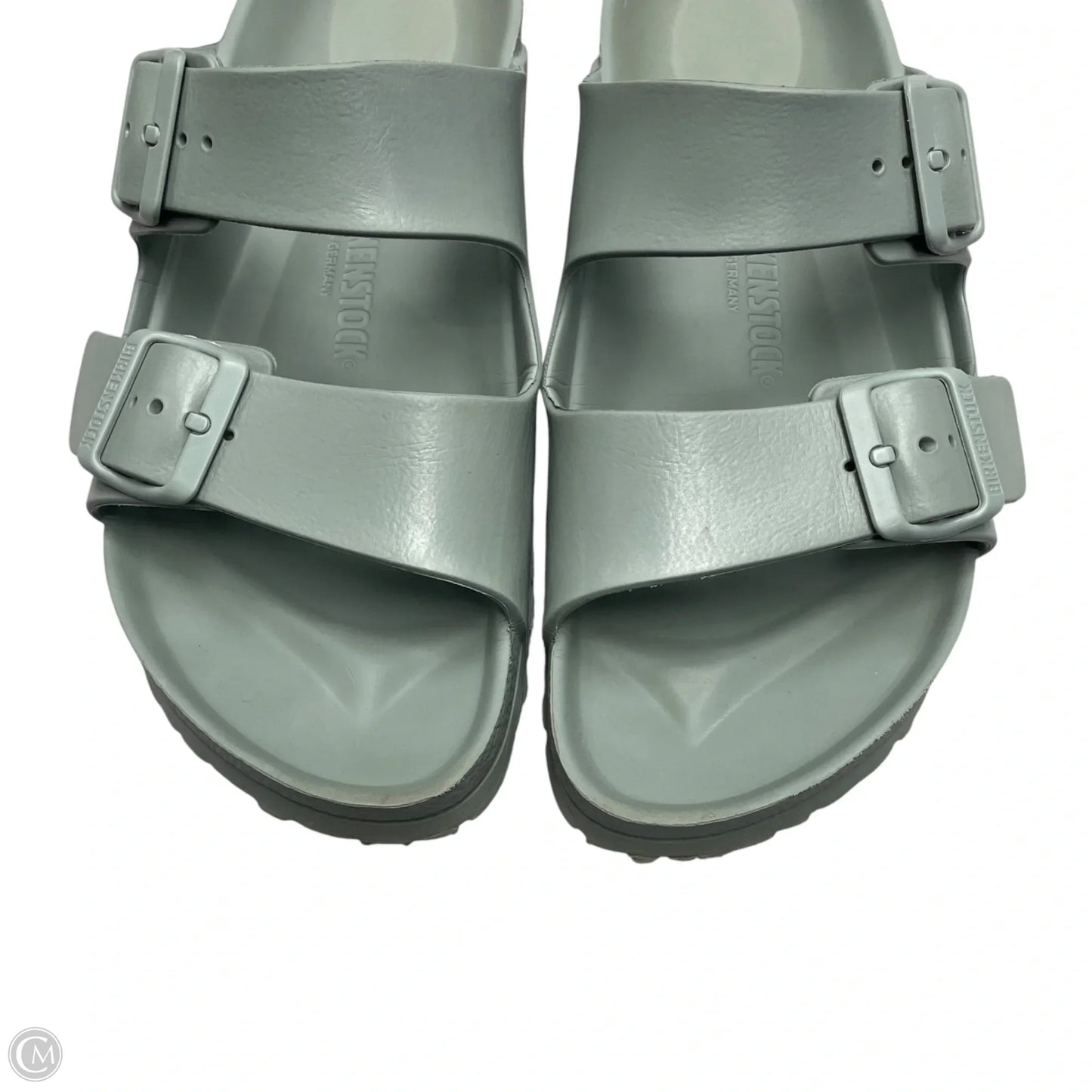 Sandals Flats By Birkenstock In Green, Size: 9