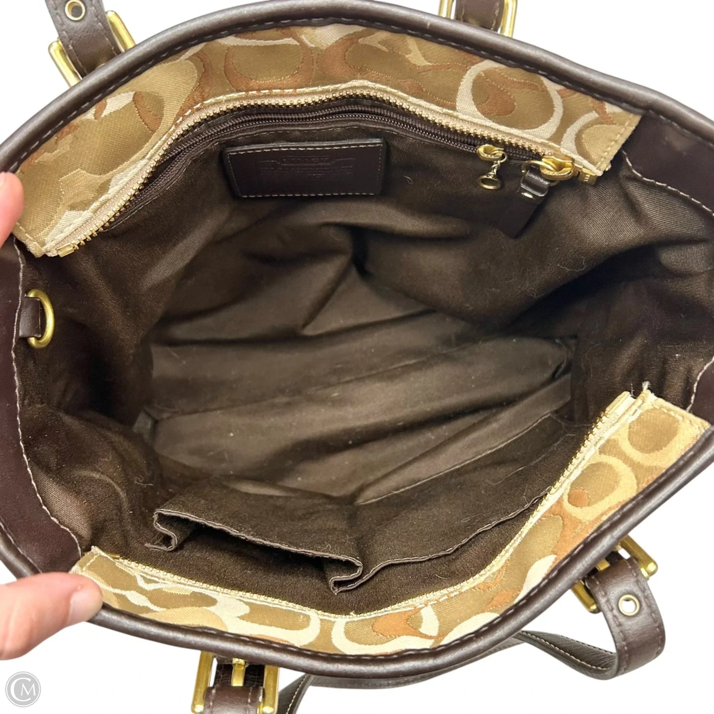 Handbag Designer By Coach, Size: Medium