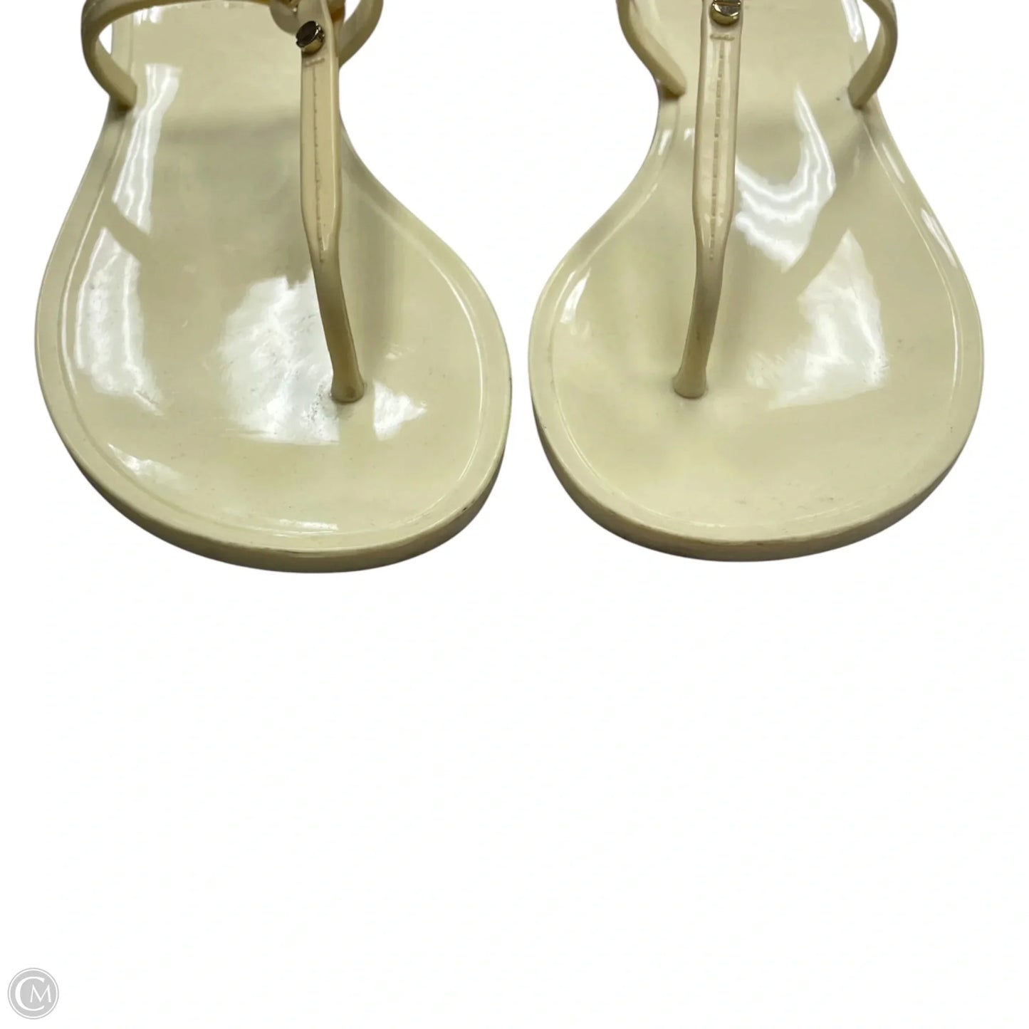 Sandals Designer By Tory Burch In Cream, Size: 8