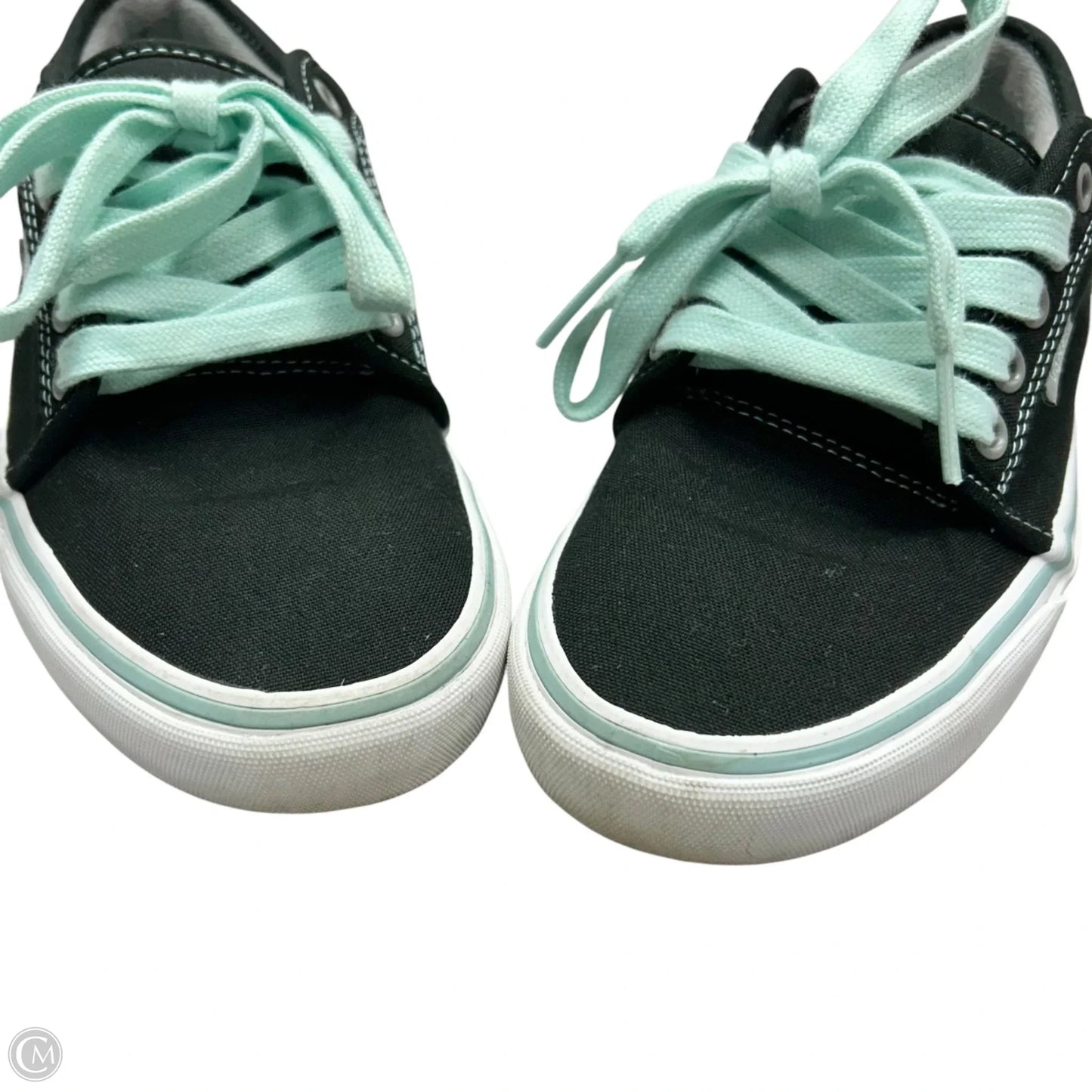 Shoes Sneakers By Vans In Black & White, Size: 7