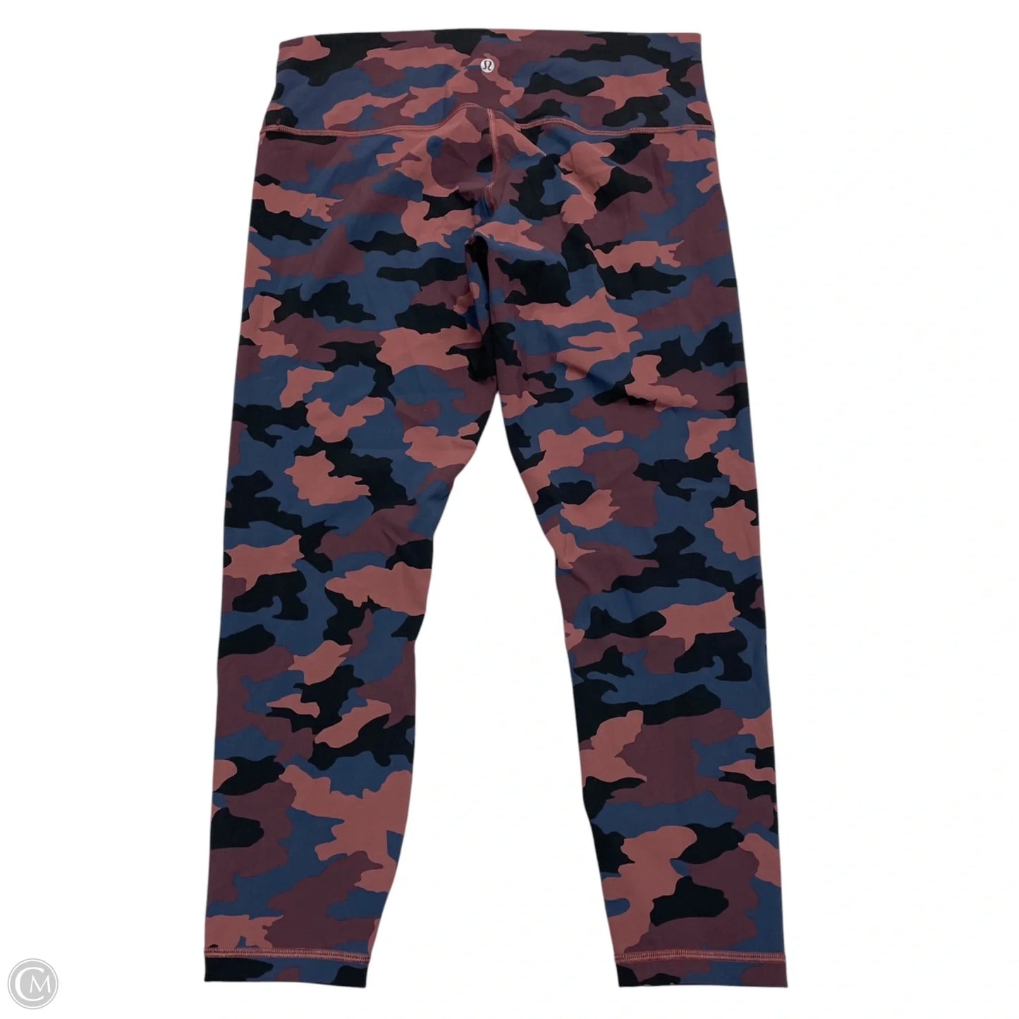 Athletic Leggings By Lululemon In Camouflage Print, Size: L