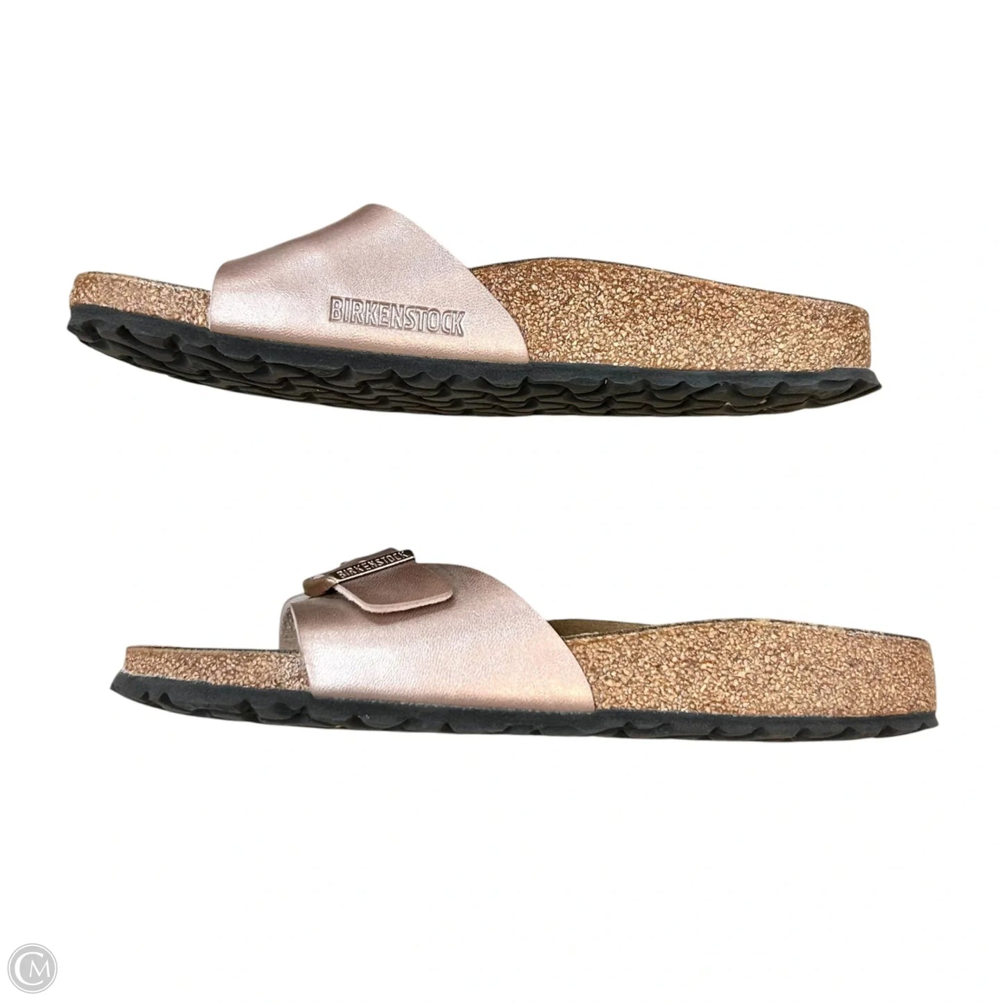 Sandals Flats By Birkenstock In Rose Gold, Size: 8