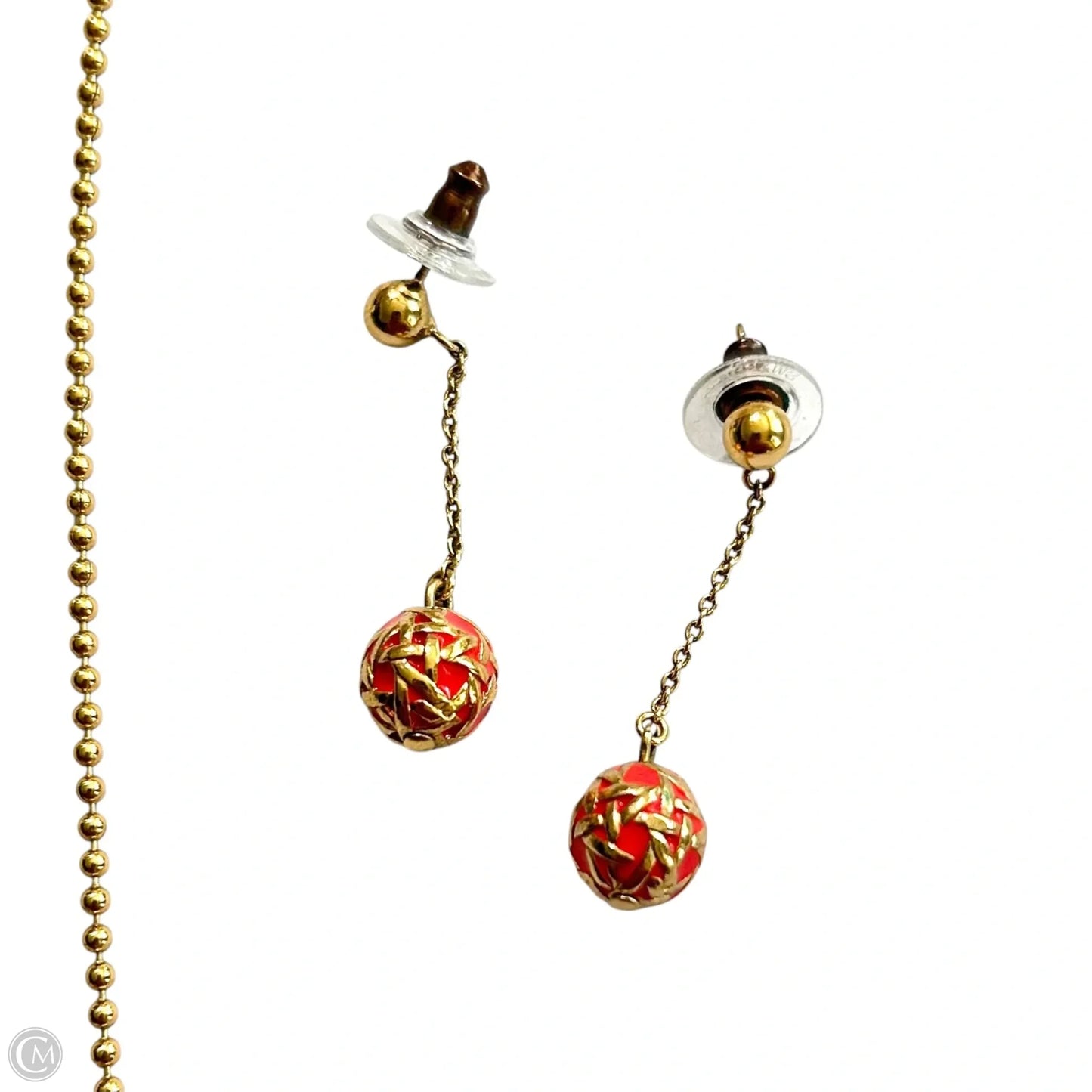 Necklace Set Designer By Coach, Size: 02 Piece Set