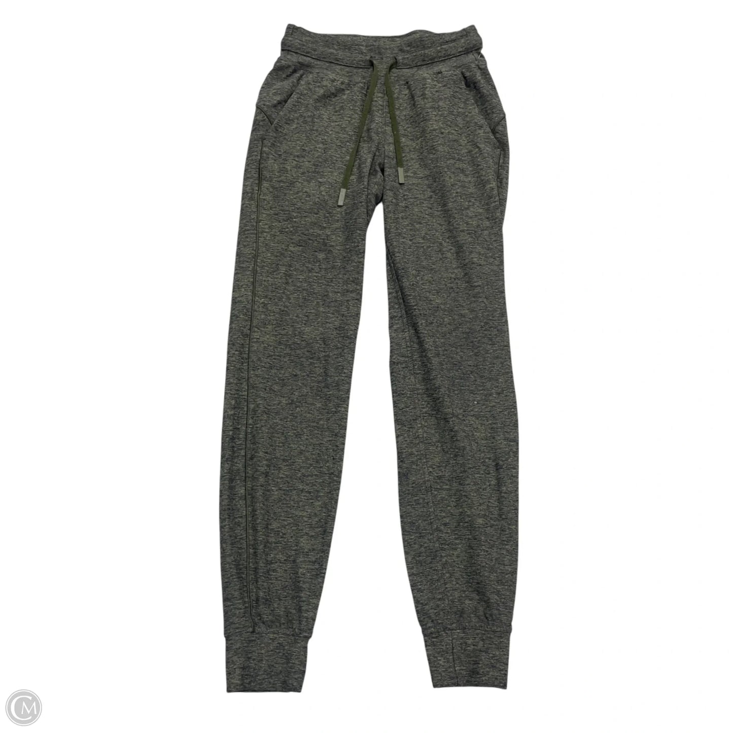 Athletic Leggings By Lululemon In Green, Size: Xs