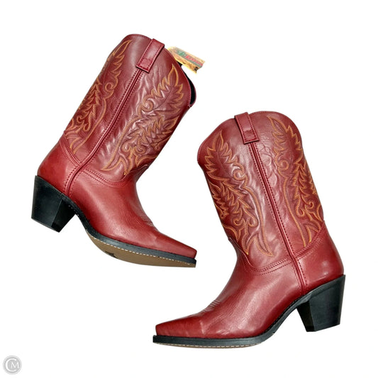 Boots Western By Laredo In Red, Size: 10