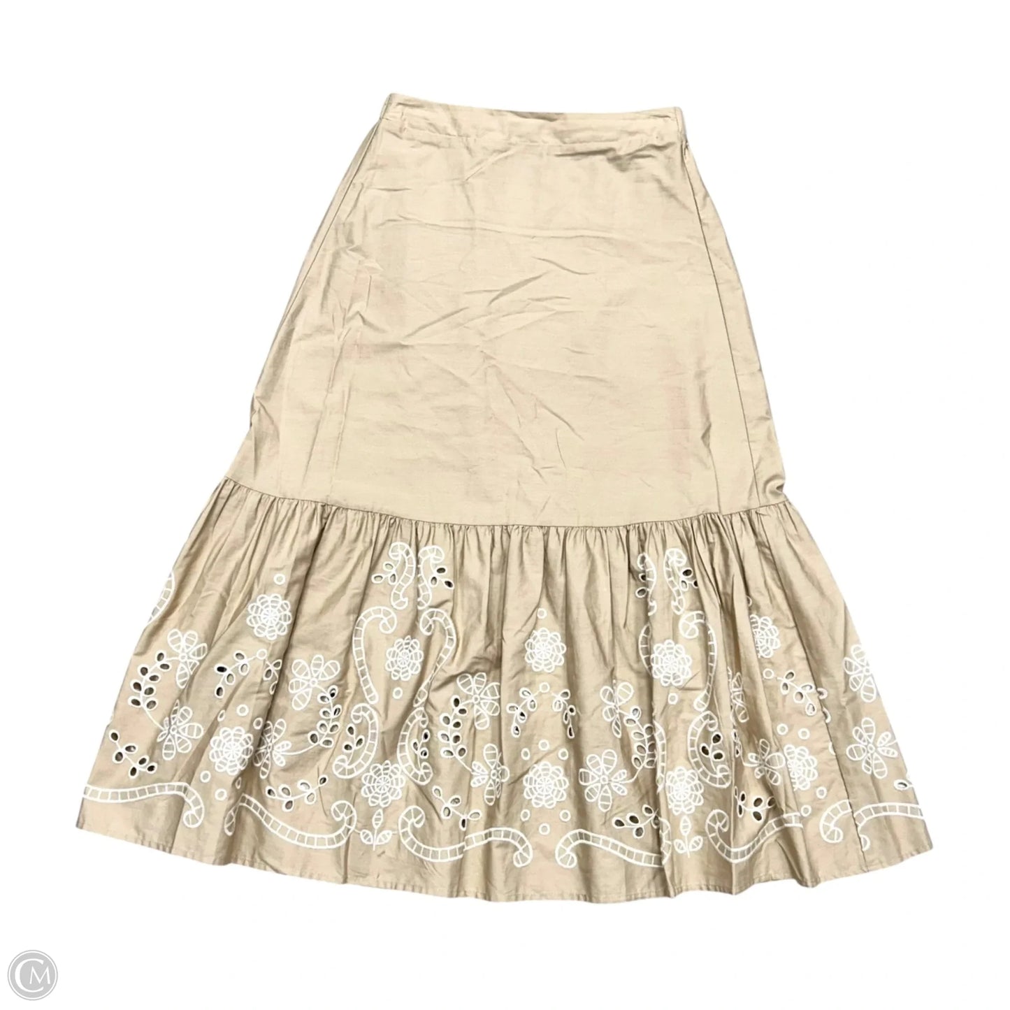 Dress Casual Midi By Moon River In Tan, Size: S