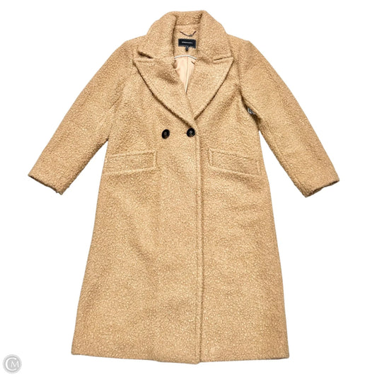Coat Faux Fur & Sherpa By Bcbgmaxazria In Tan, Size: L