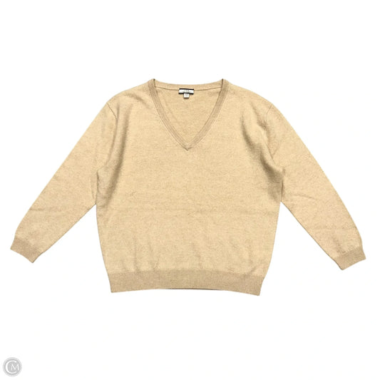 Sweater Cashmere By J. Crew In Tan, Size: Xxs