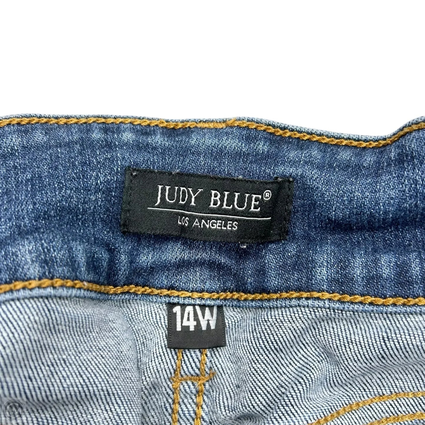 Jeans Boot Cut By Judy Blue In Blue Denim, Size: 14