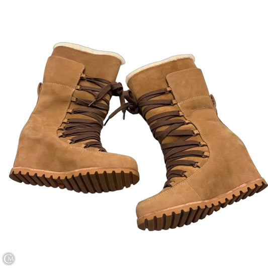 Boots Designer By Ugg In Tan, Size: 6.5