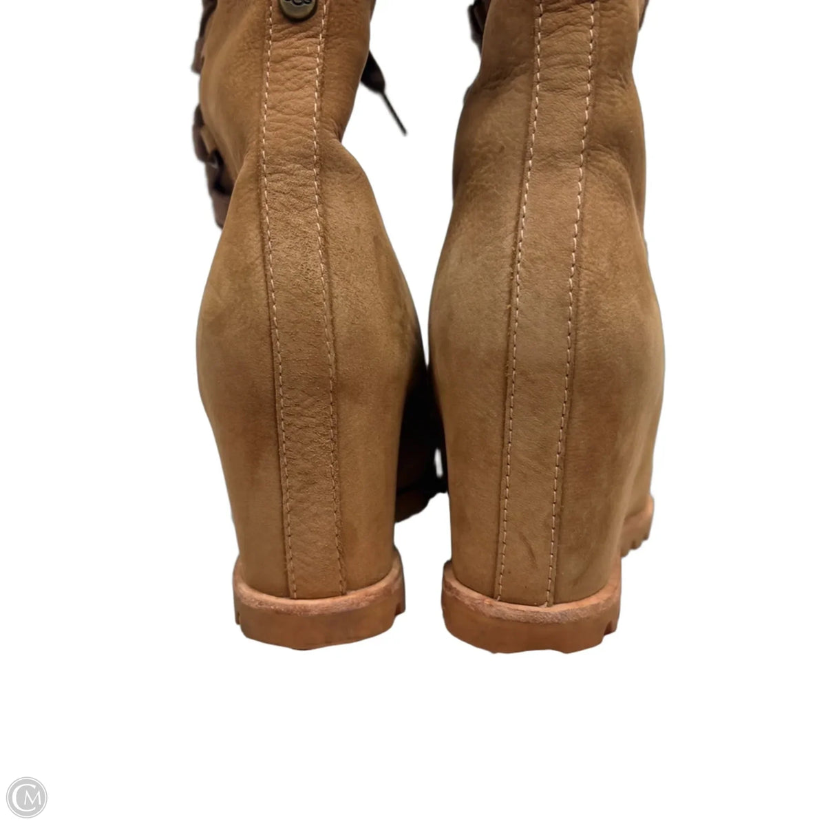 Boots Designer By Ugg In Tan, Size: 6.5