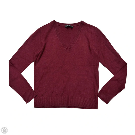 Sweater By Theory In Maroon, Size: M