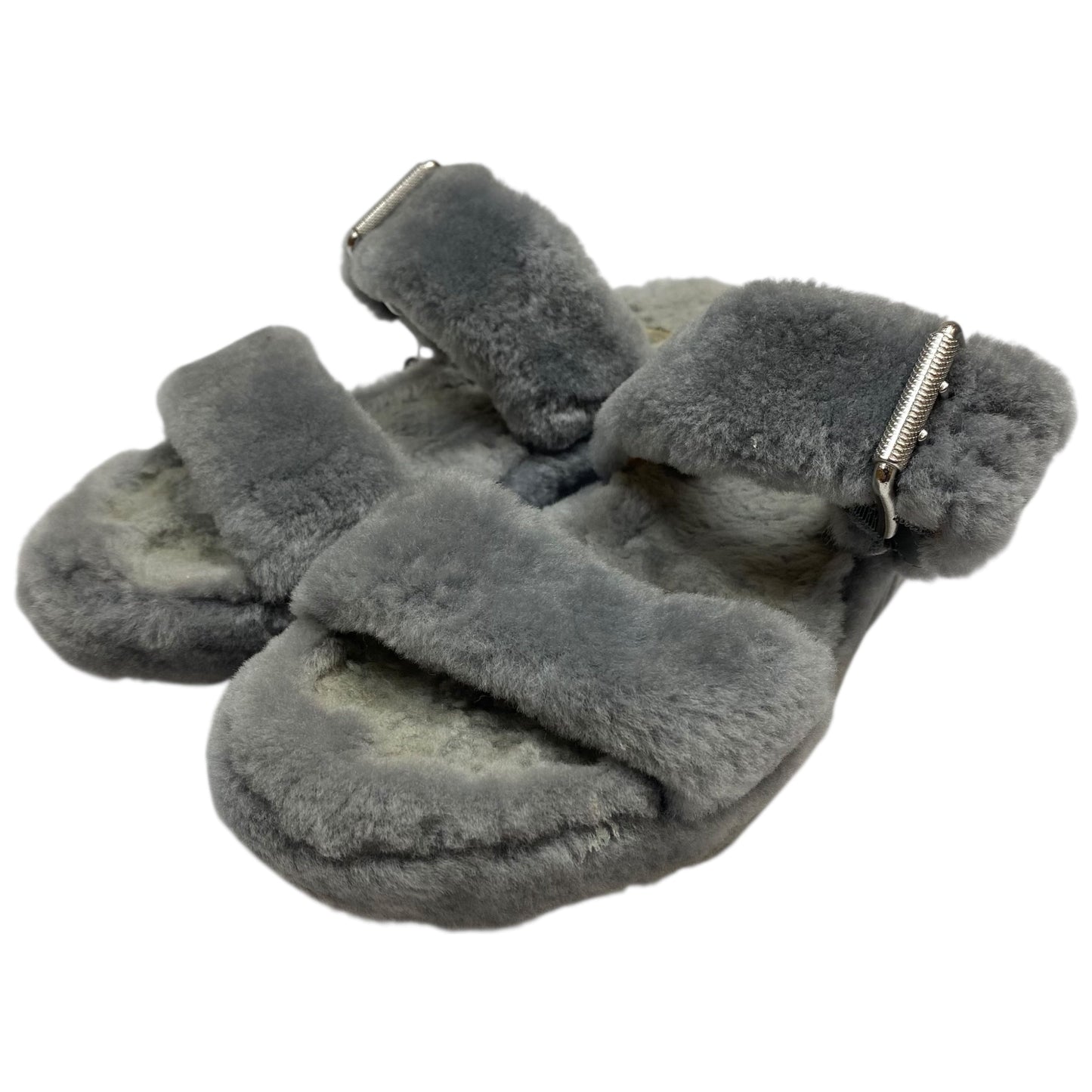 Sandals Designer By Ugg In Grey, Size:10