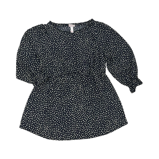 Mat Top Ls By Isabel Maternity In Blue & Cream