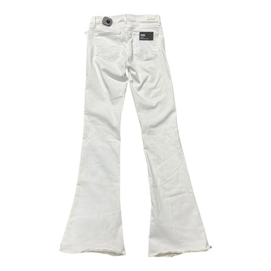 Jeans Boot Cut By Paige In White, Size:6