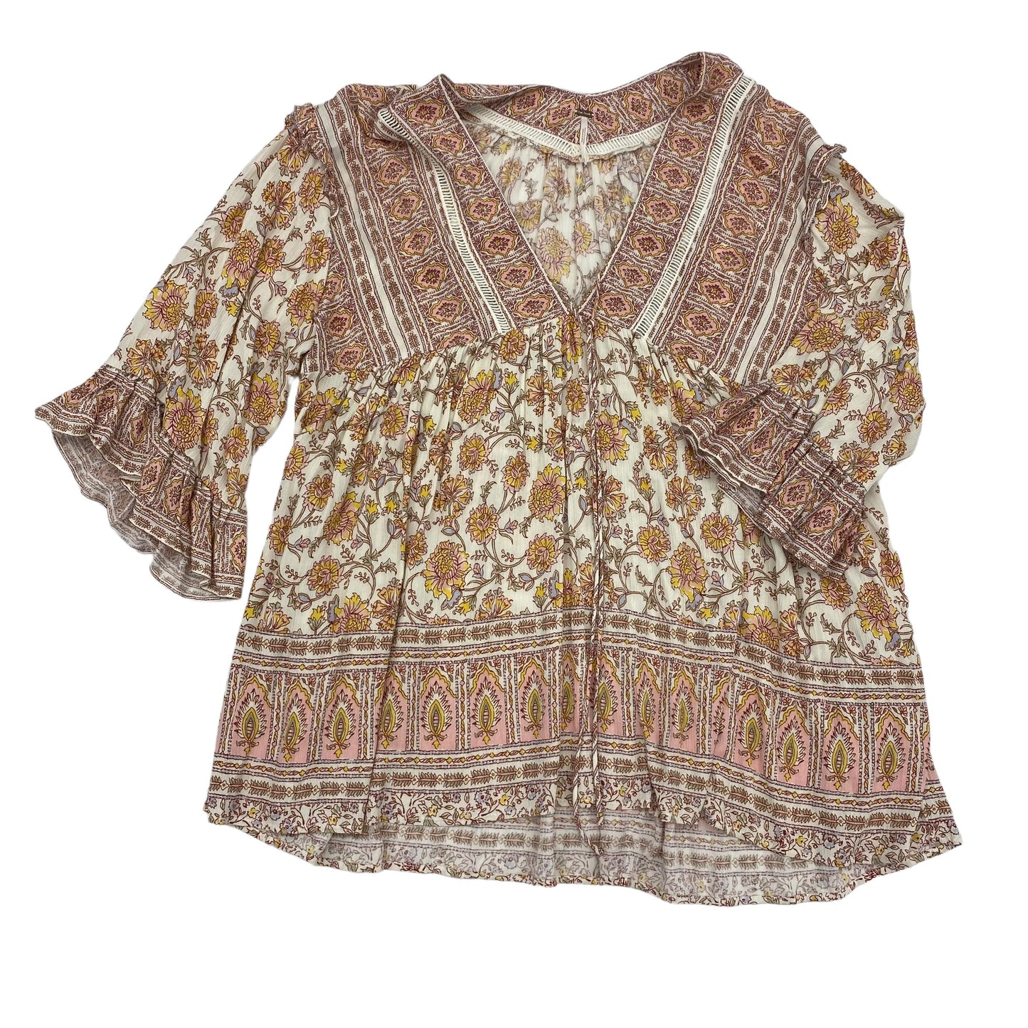 Tunic Short Sleeve By Free People  Size: M