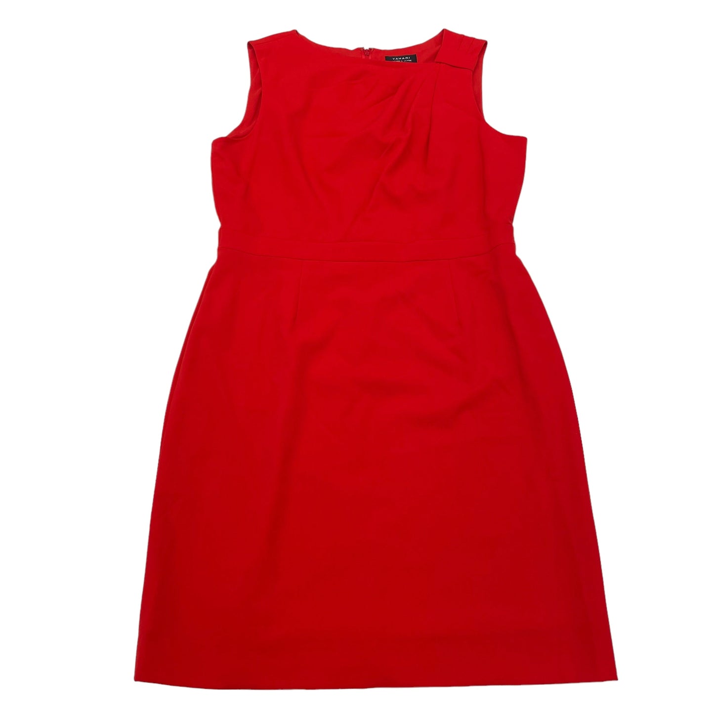 Red Dress Work Tahari By Arthur Levine, Size 14