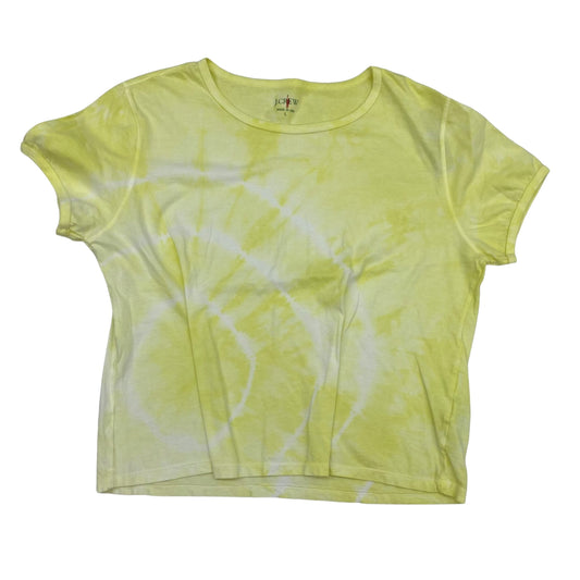 Yellow Top Short Sleeve J. Crew, Size L