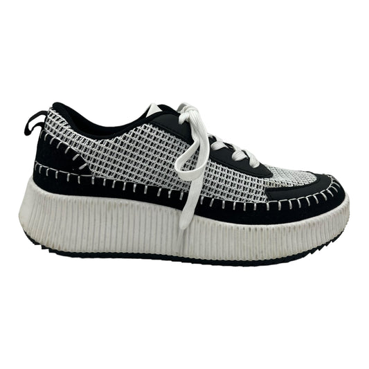 Black & White Shoes Sneakers Nicole Miller, Size 7.5