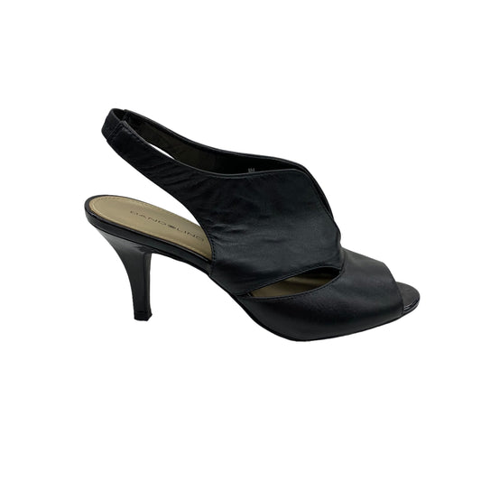 Black Sandals Heels Stiletto Bandolino, Size 8