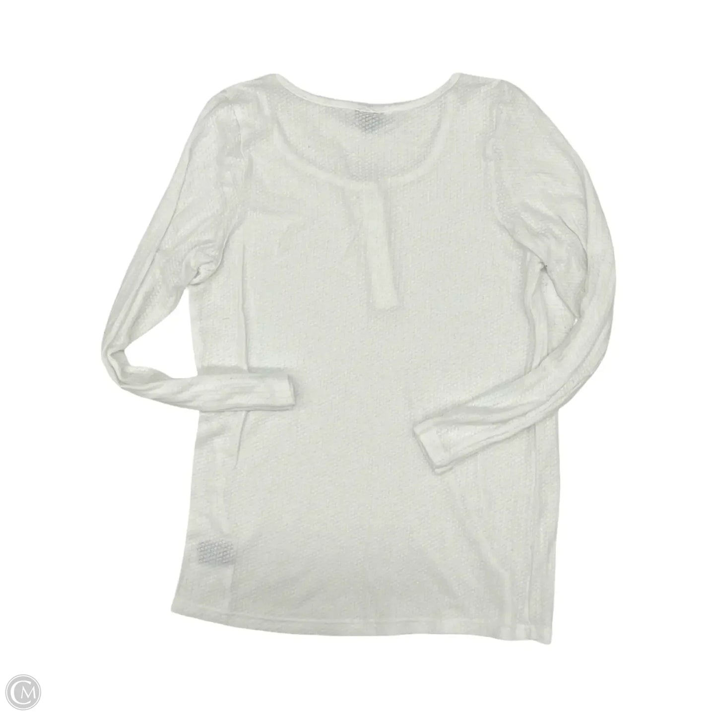 Top Long Sleeve By Torrid In White, Size: 1x