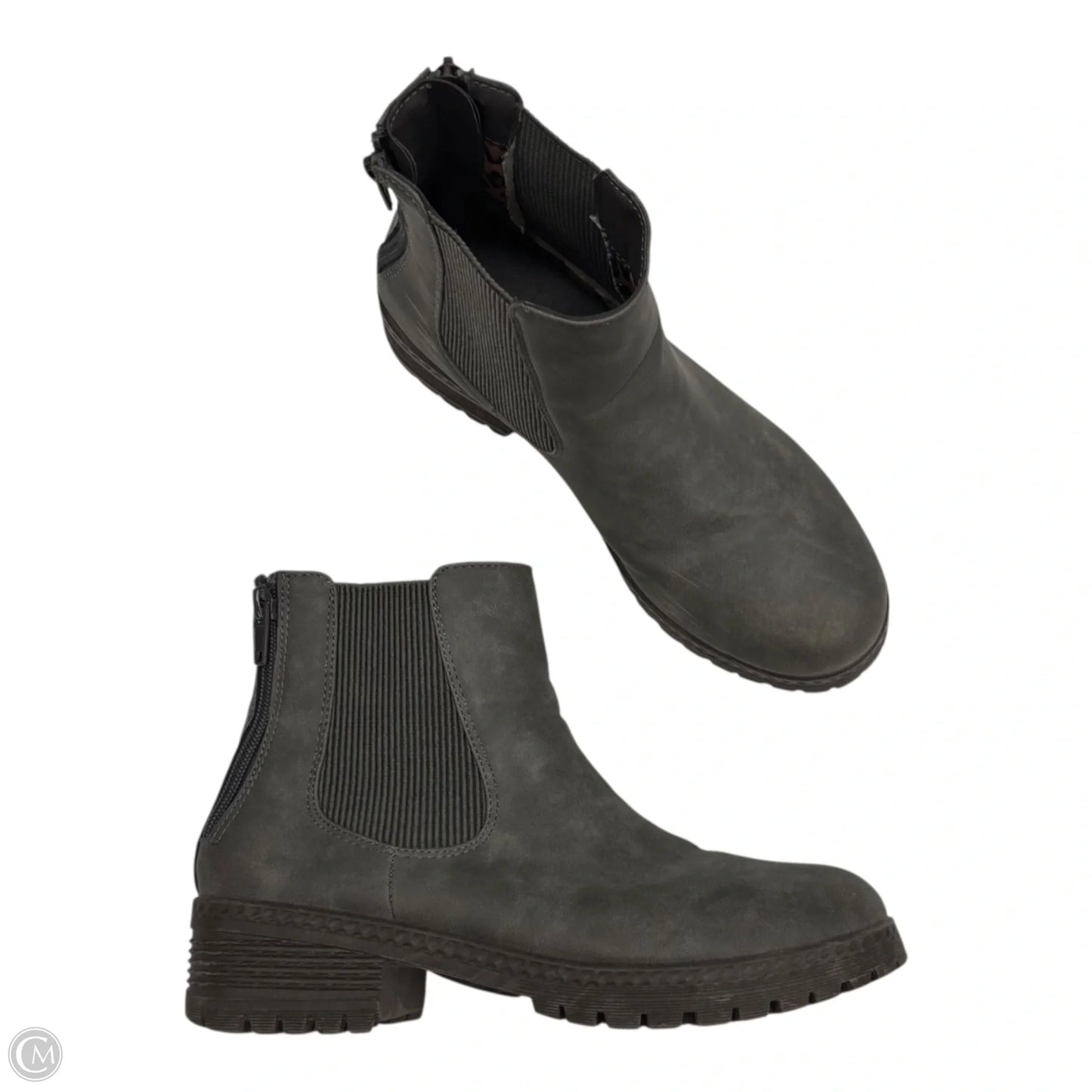 Boots Ankle Flats By Maurices In Grey, Size: 6.5