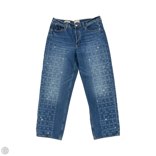 Jeans Straight By Universal Thread In Blue Denim, Size: 12