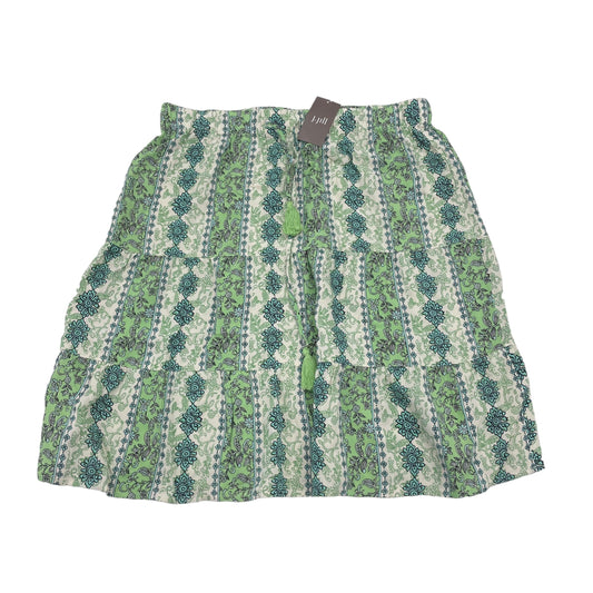Green Skirt Midi J. Jill, Size S