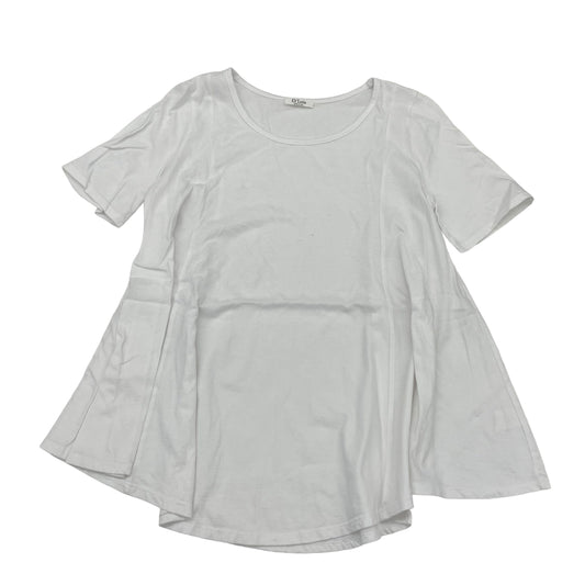 White Top Short Sleeve Clothes Mentor, Size S