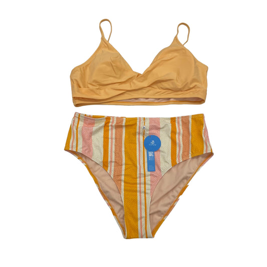 Peach Swimsuit 2pc Cupshe, Size Xl