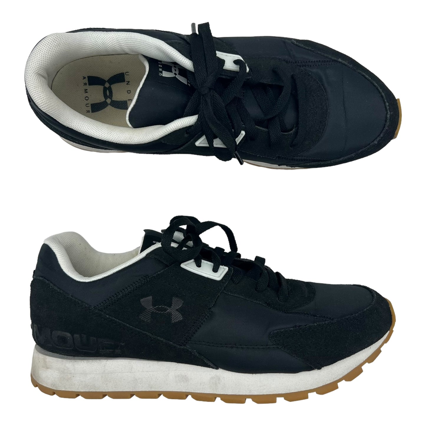 Black Shoes Sneakers Under Armour, Size 11