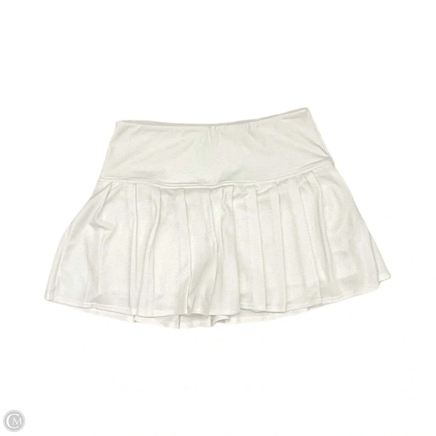 Athletic Skort By Love & Sports In White, Size: L