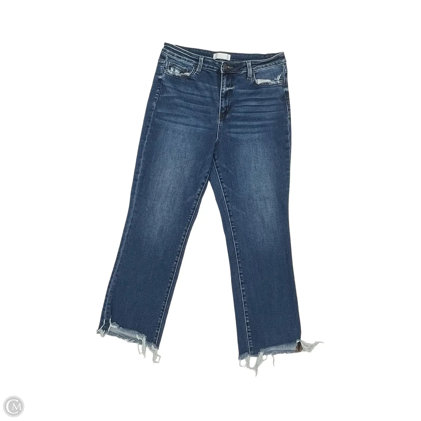 Jeans Skinny By Vervet In Blue Denim, Size: 12