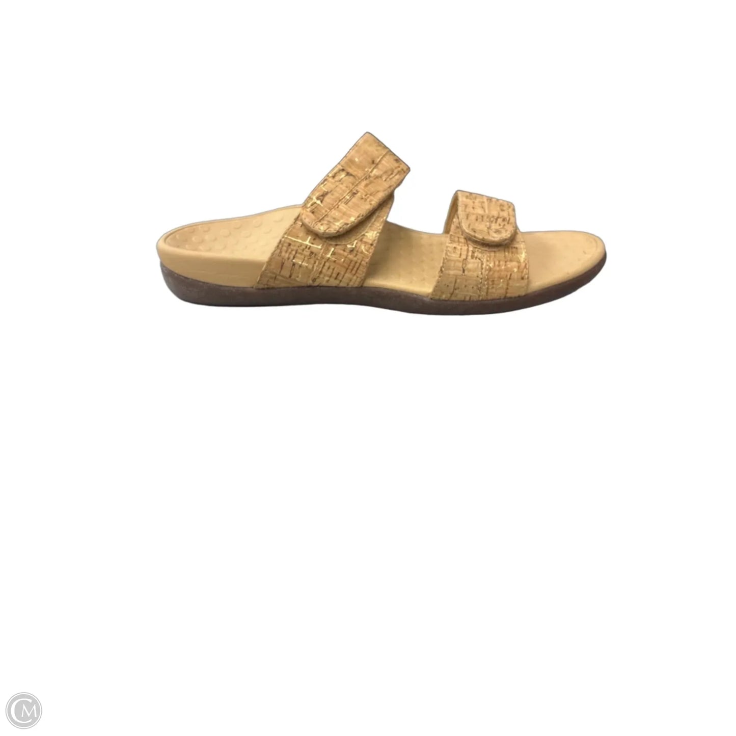Sandals Flats By Vionic In Brown, Size: 8