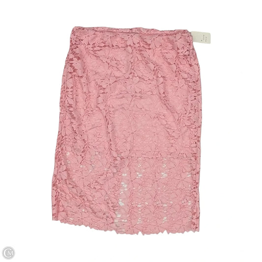 Skirt Midi By A New Day In Pink, Size: Xxl