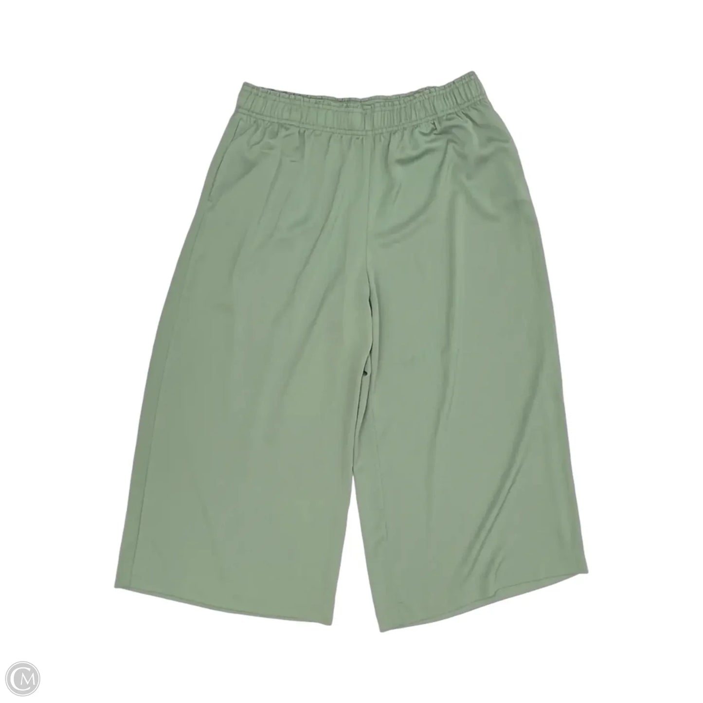 Pants Wide Leg By H&m In Green, Size: Xl