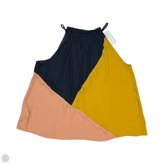 Blouse Sleeveless By Loft In Multi-colored, Size: M