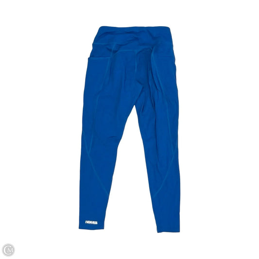 Athletic Leggings Capris By Hoka In Blue, Size: M