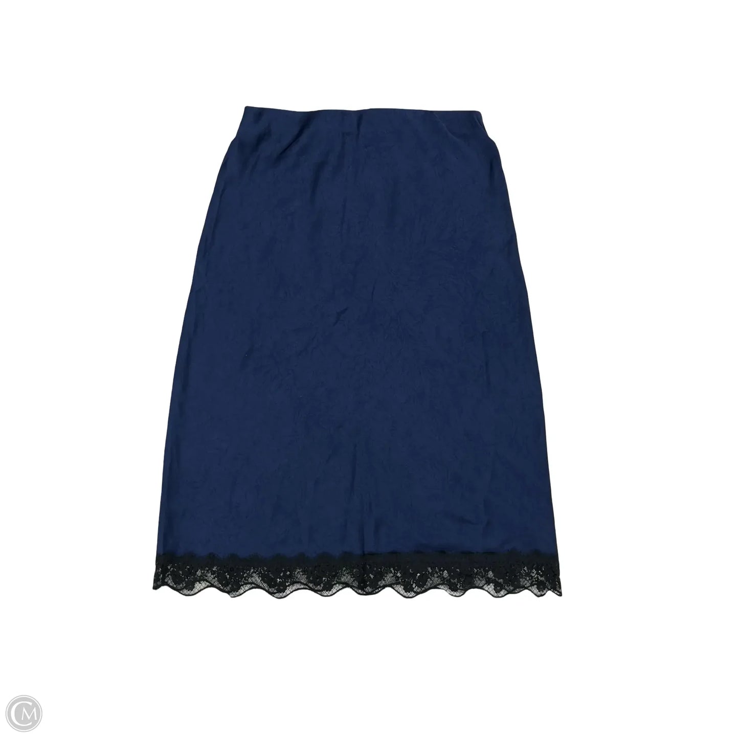 Skirt Midi By A New Day In Black & Blue, Size: Xl