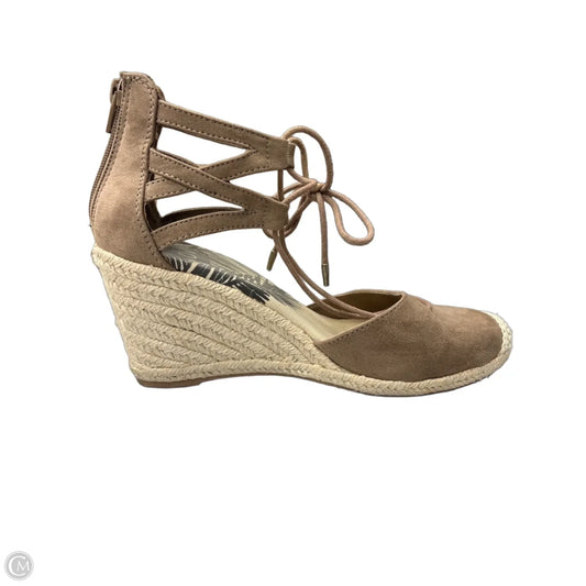 Sandals Heels Wedge By Dolce Vita In Brown, Size: 8.5