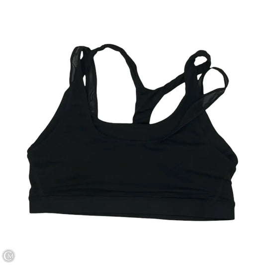 Athletic Bra By Avia In Black, Size: L