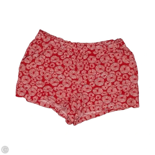 Shorts By Loft In Orange & White, Size: Xl